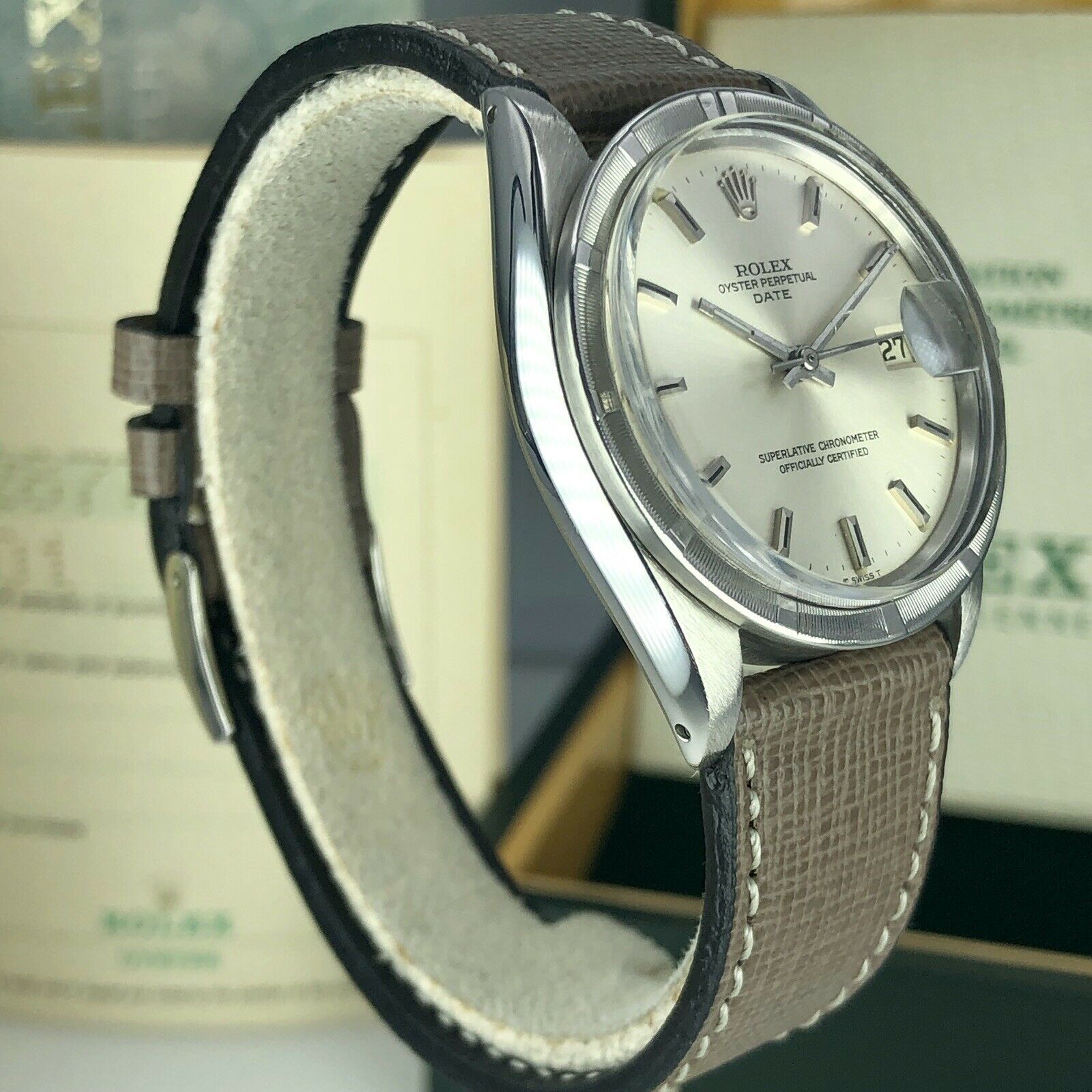 1970 Vintage Rolex Date 1501 Full Set With Box & Papers