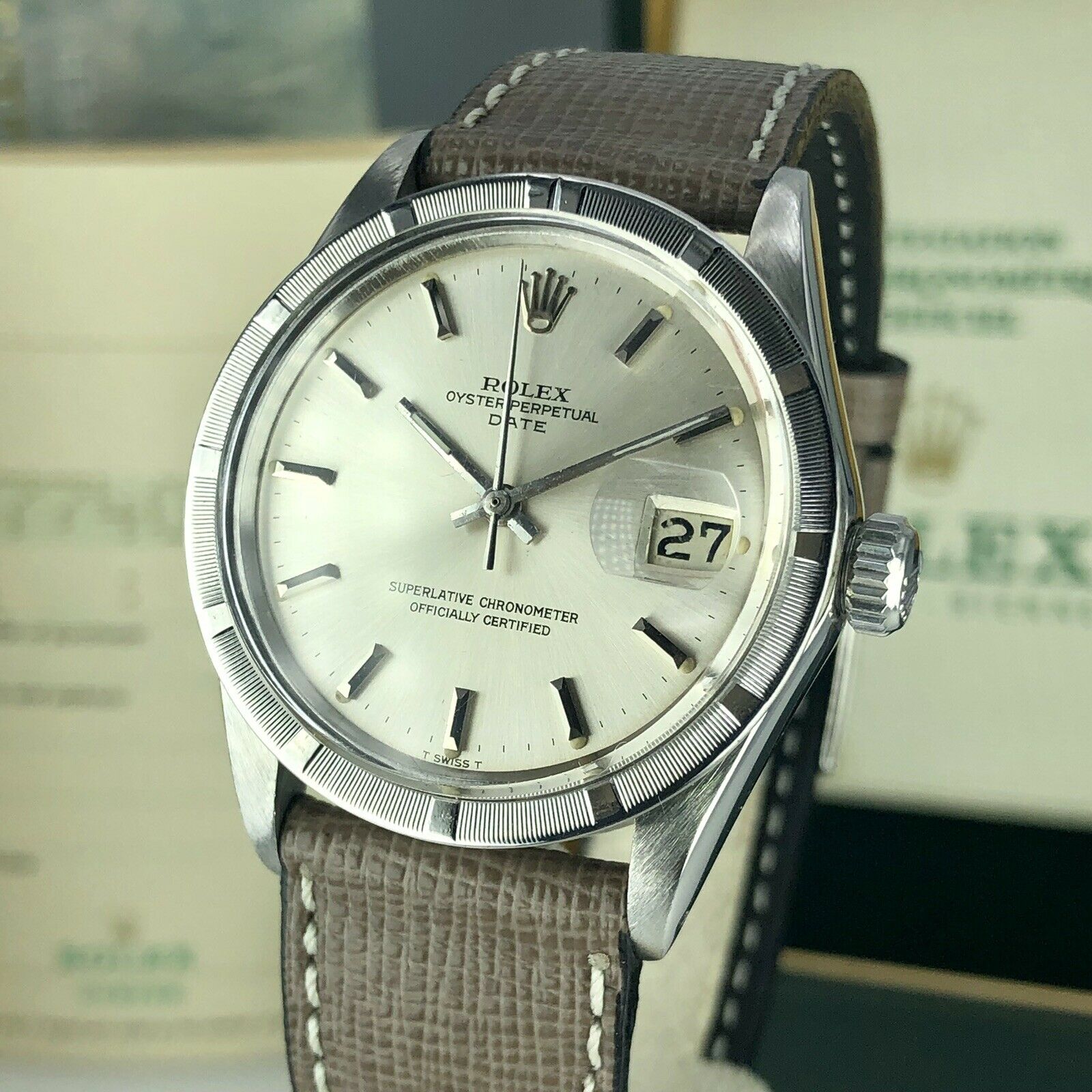 1970 Vintage Rolex Date 1501 Full Set With Box & Papers