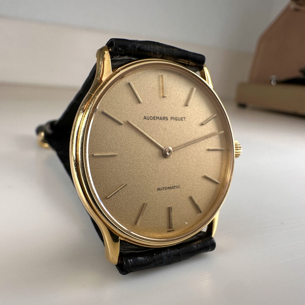 1970’S Audemars Piguet Calatrava Ultra-Thin 34mm Automatic 18k Solid Gold