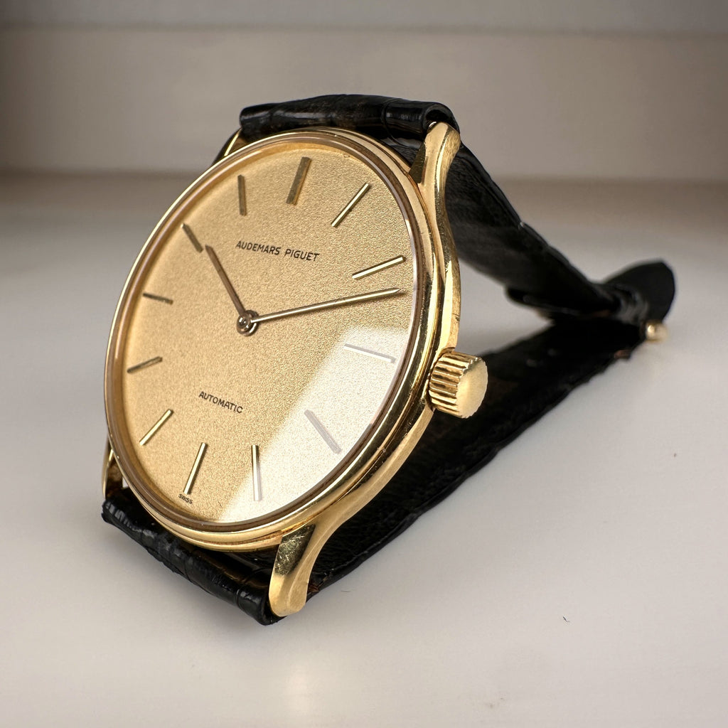 1970’S Audemars Piguet Calatrava Ultra-Thin 34mm Automatic 18k Solid Gold