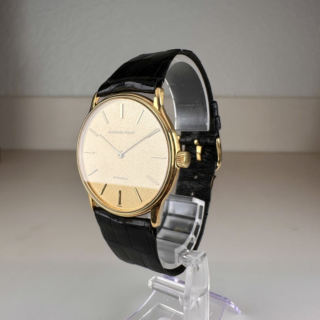 1970’S Audemars Piguet Calatrava Ultra-Thin 34mm Automatic 18k Solid Gold