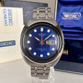 1971 NOS Vintage Seiko 6106 8237 Day-Date Automatic 39mm Blue Dial