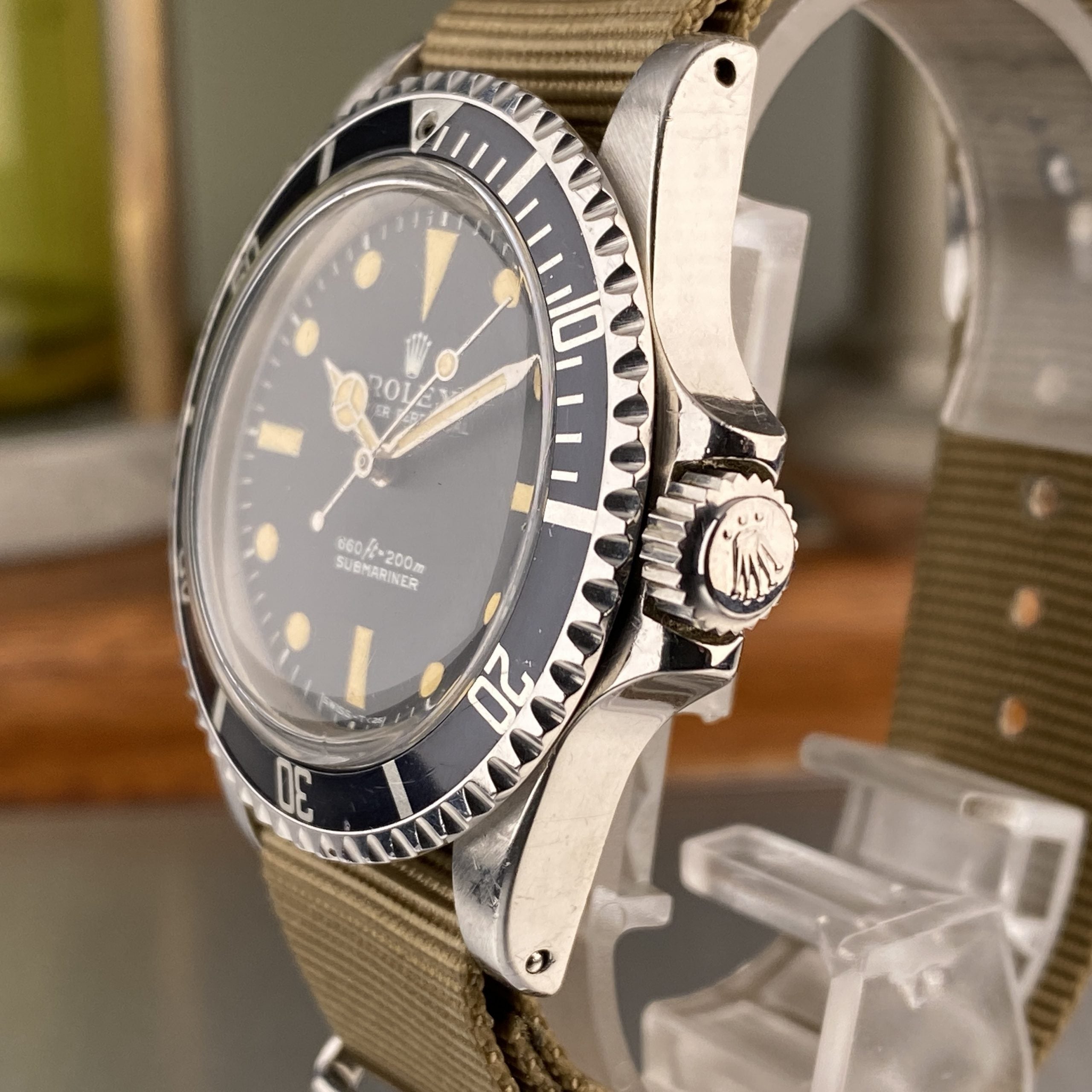 1971 Rolex Submariner 5513 Serif Dial Beautiful Patina