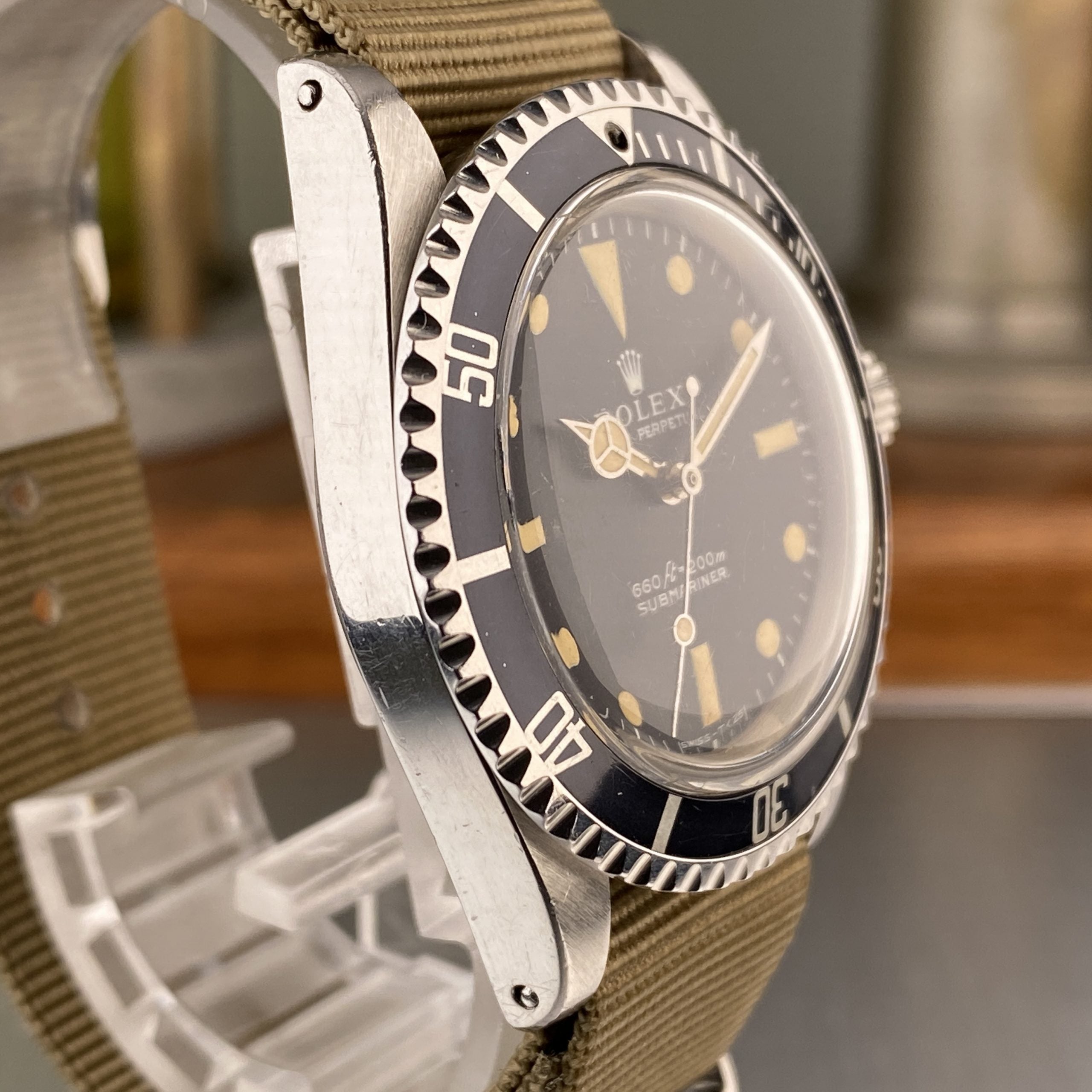 1971 Rolex Submariner 5513 Serif Dial Beautiful Patina