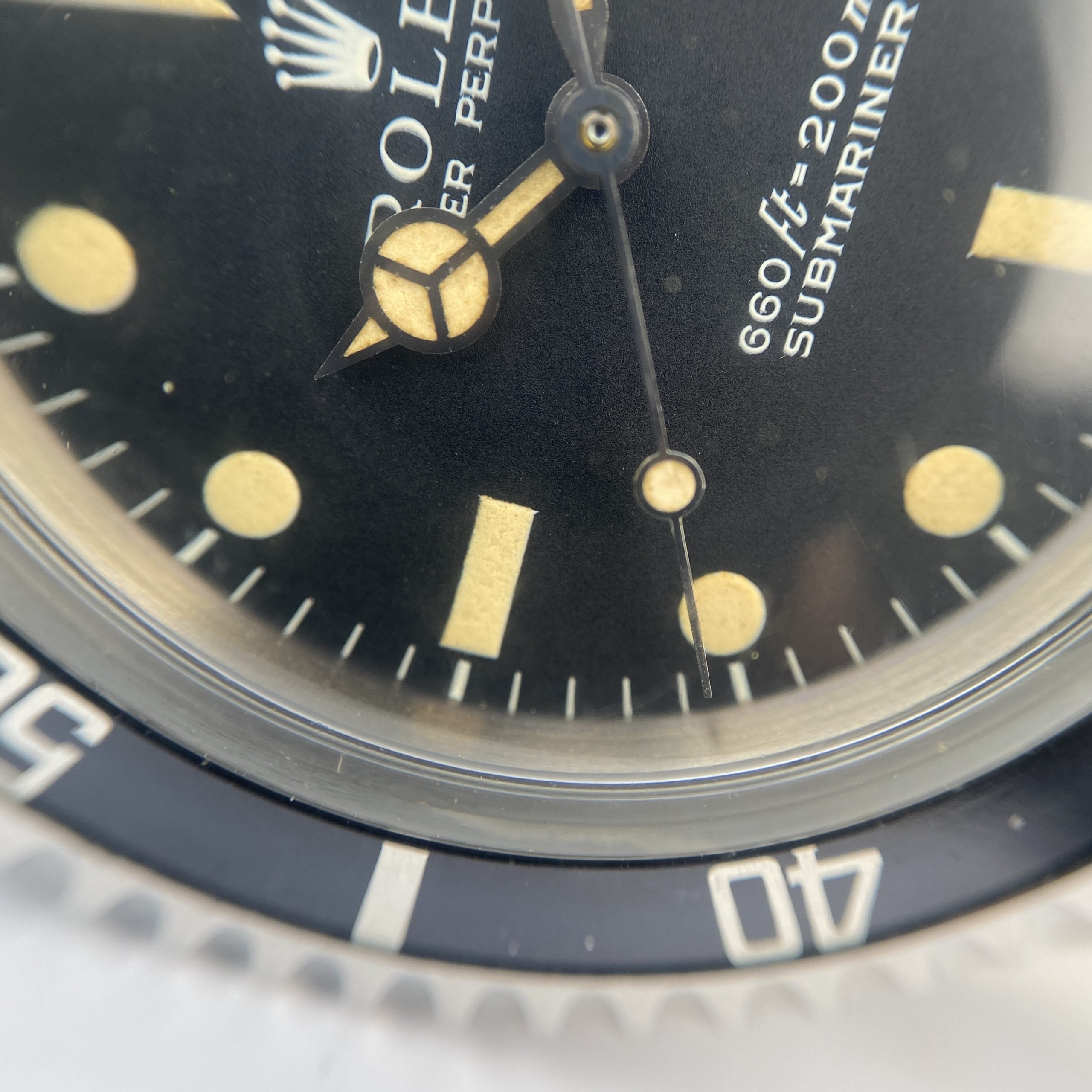 1971 Rolex Submariner 5513 Serif Dial Beautiful Patina