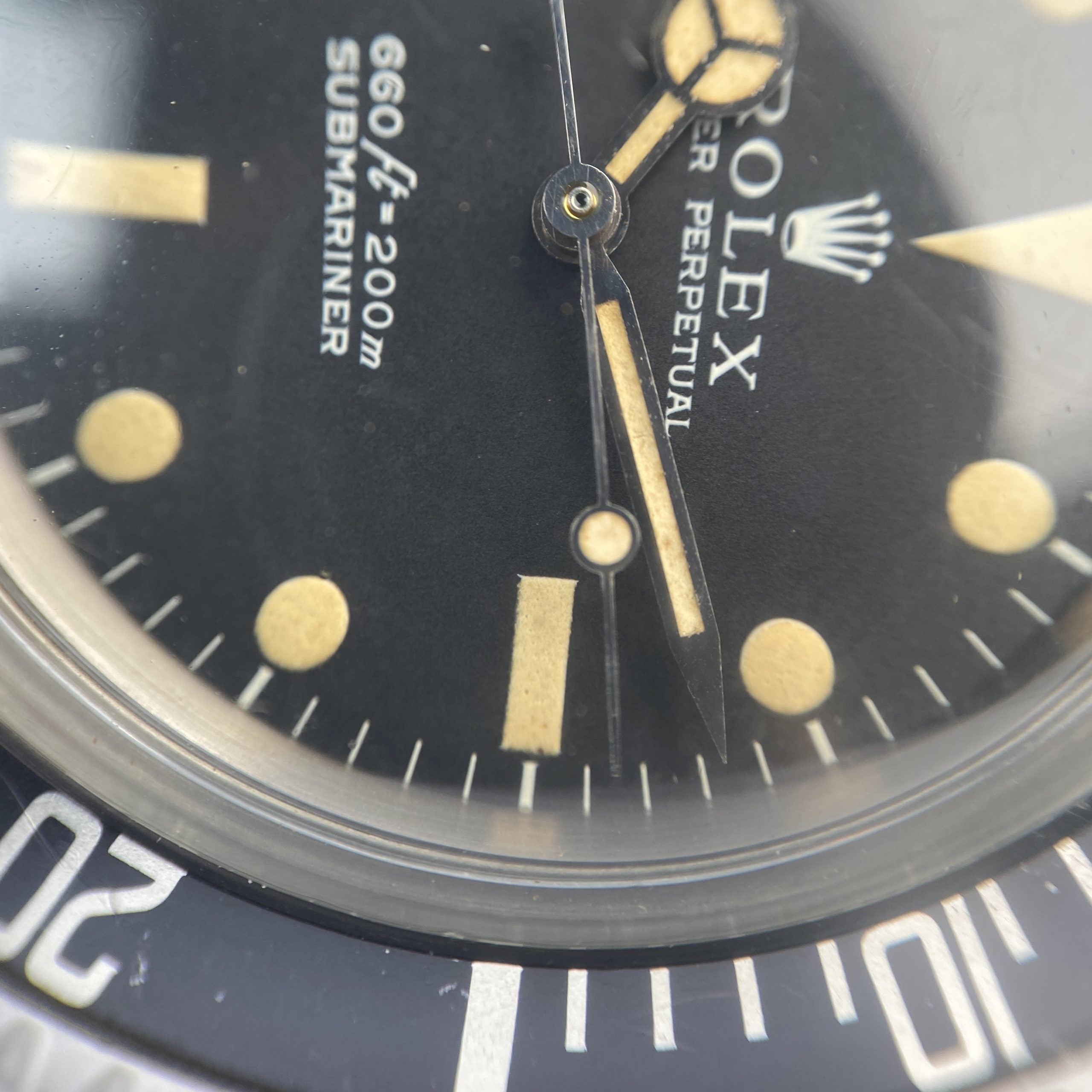 1971 Rolex Submariner 5513 Serif Dial Beautiful Patina