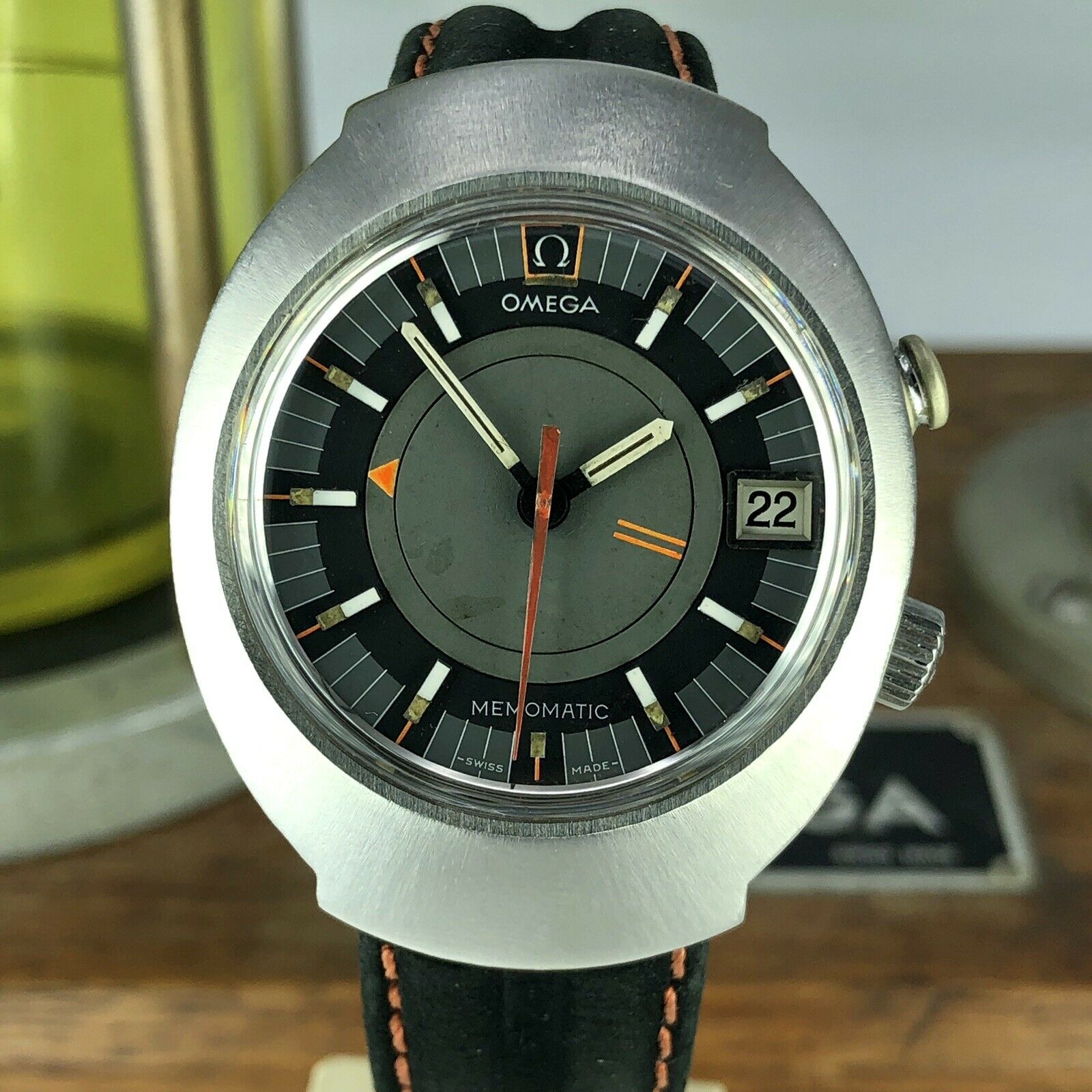1971 Vintage Omega Memomatic Alarm Seamaster ref. 1660-71 Caliber 980