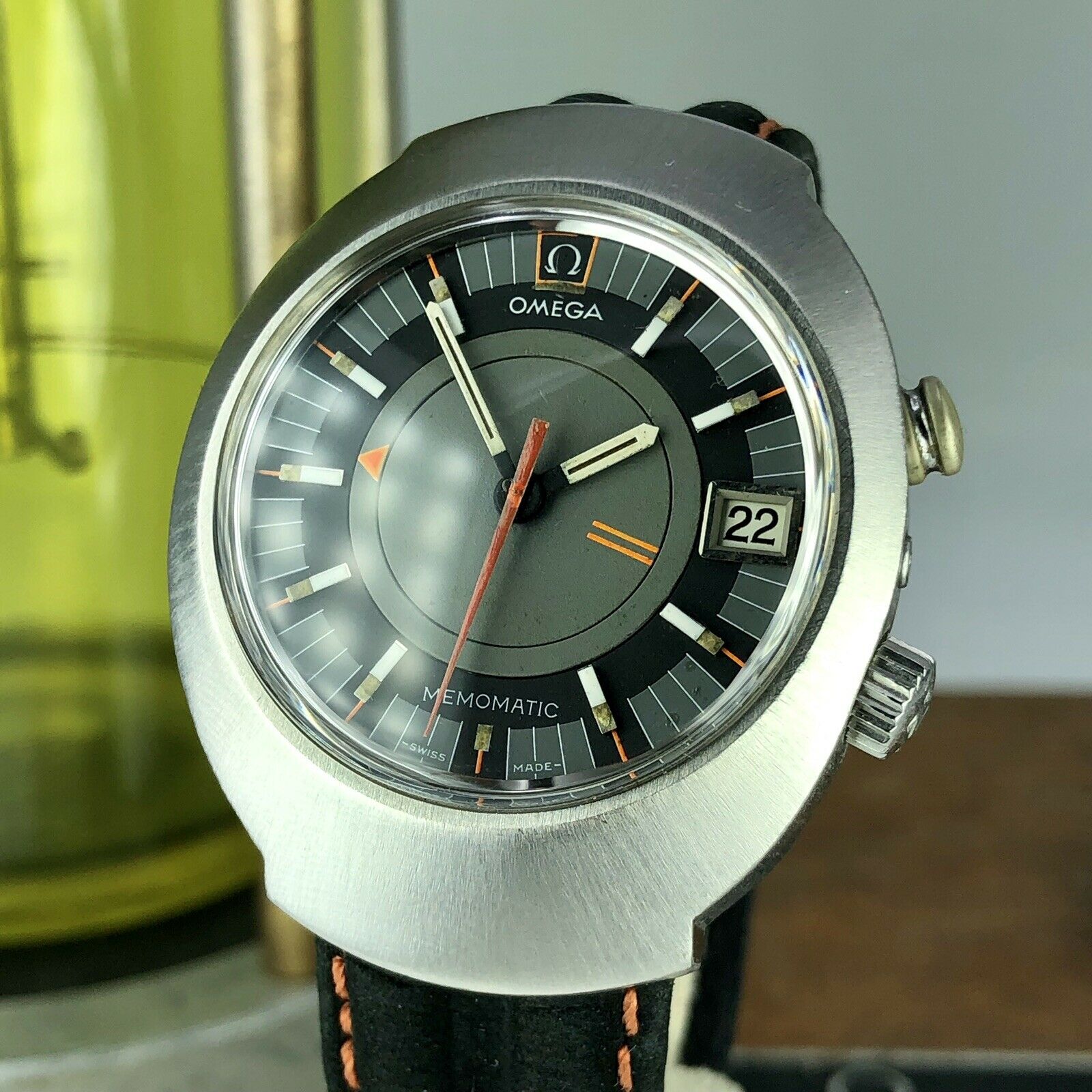 1971 Vintage Omega Memomatic Alarm Seamaster ref. 1660-71 Caliber 980