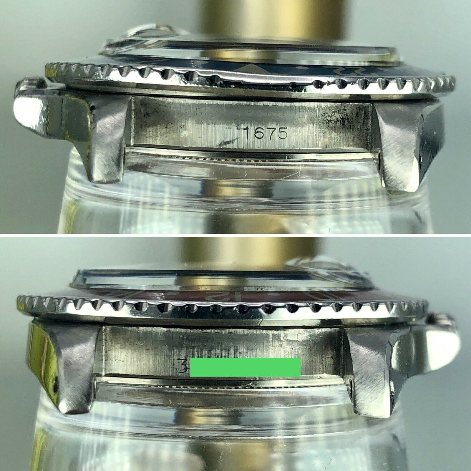 1971 Vintage Rolex GMT Master 1675 Mk2 Dial Pinkish Fat Font Bezel