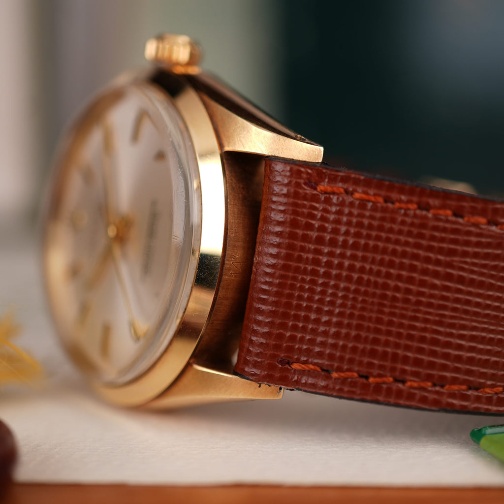 1972 Coca-Cola Rolex Oyster Perpetual Ref. 1002 14K Gold 25 Year Service Award Full Set