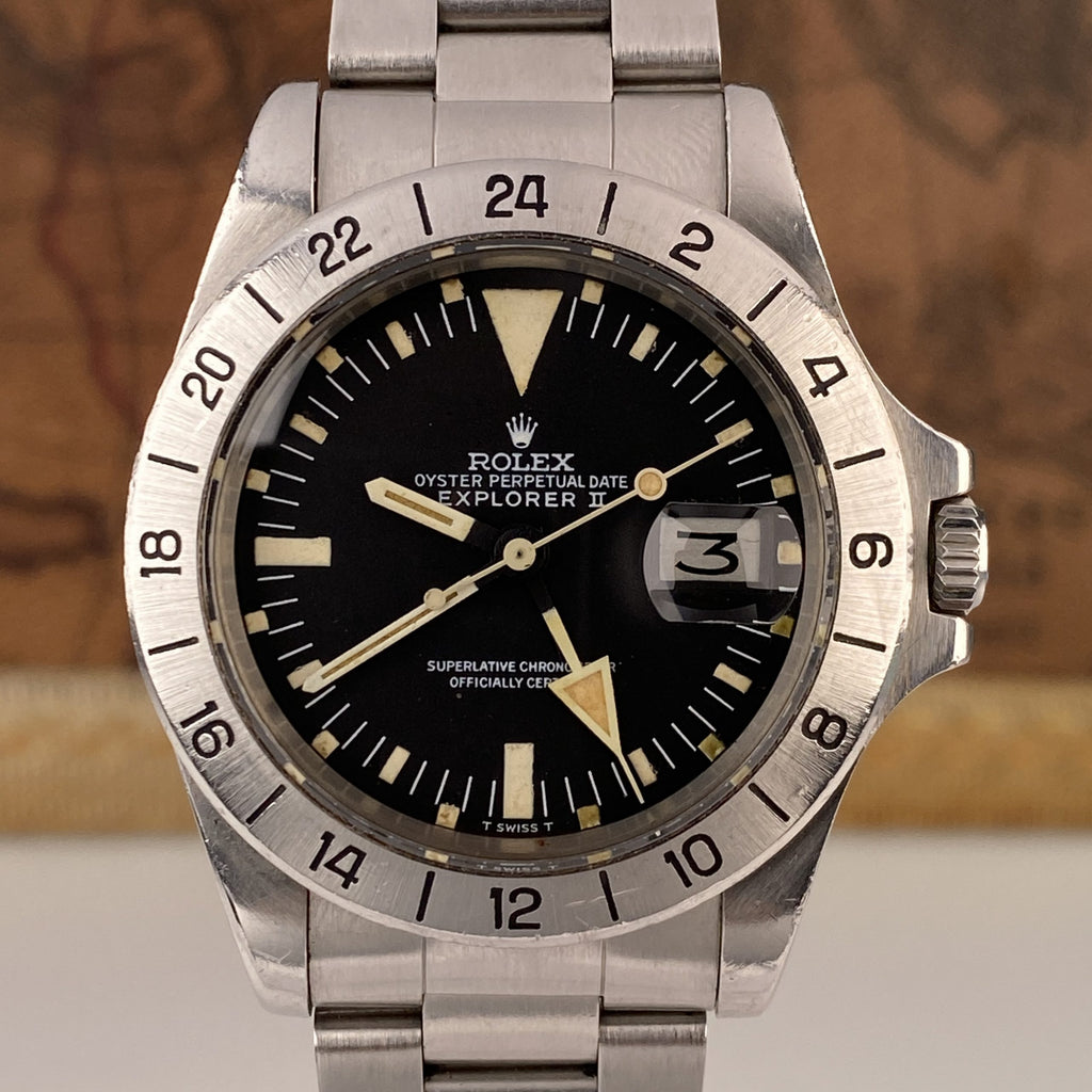 1972 Rolex Explorer II 1655 Steve McQueen Albino MK1 Dial Unpolished
