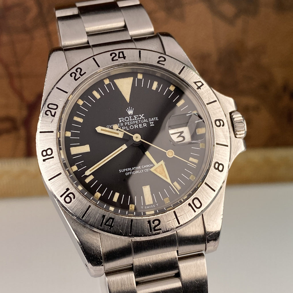 1972 Rolex Explorer II 1655 Steve McQueen Albino MK1 Dial Unpolished