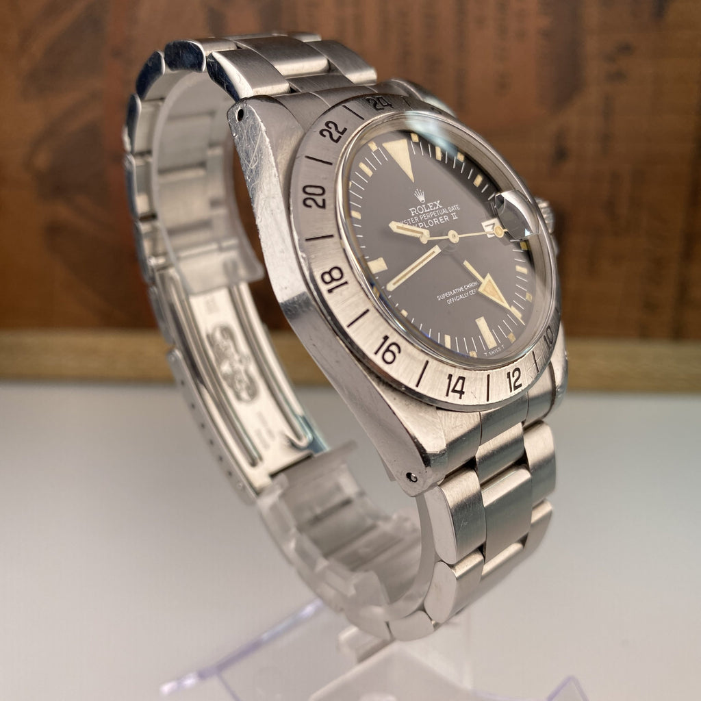 1972 Rolex Explorer II 1655 Steve McQueen Albino MK1 Dial Unpolished
