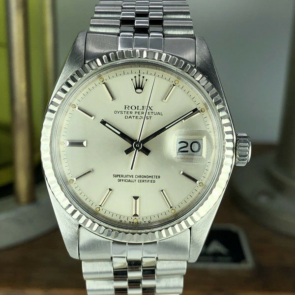 1972 Vintage Rolex Datejust 1601 Jubilee Original Sigma Dial