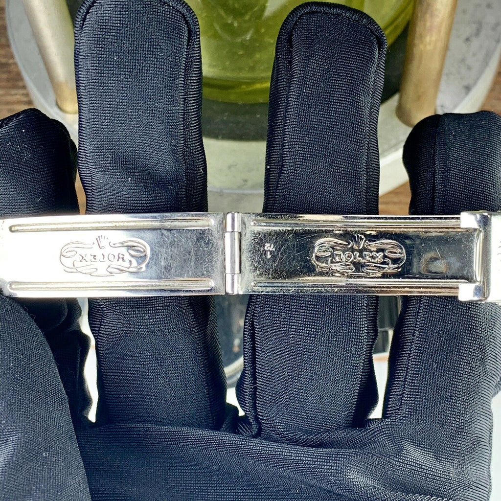 1972 Vintage Rolex Oysterdate 6694 Precision Original Black Gilt Dial & Hands