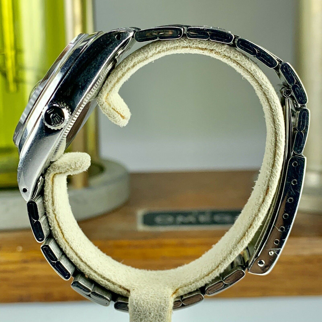 1972 Vintage Rolex Oysterdate 6694 Precision Original Black Gilt Dial & Hands