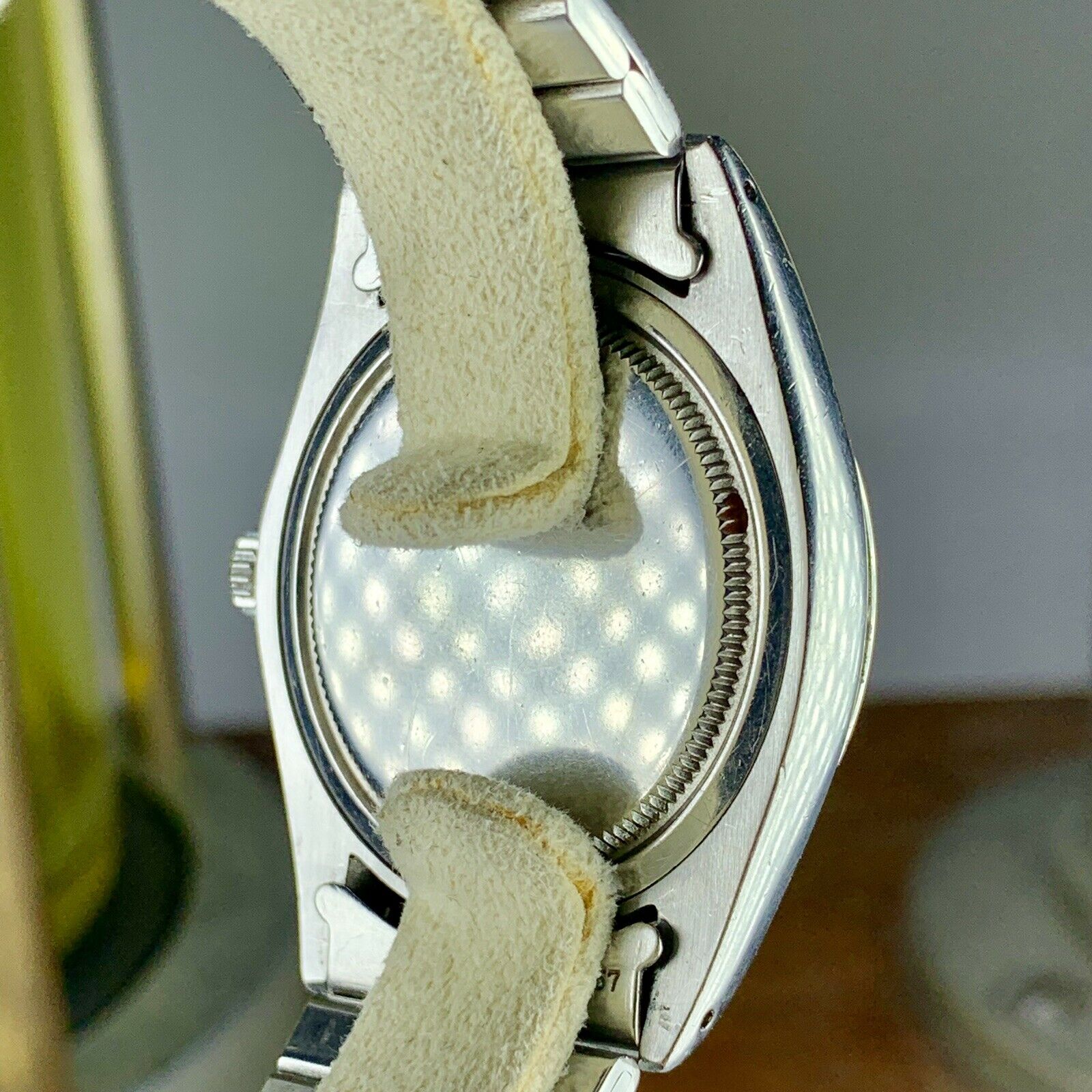 1972 Vintage Rolex Oysterdate 6694 Precision Original Black Gilt Dial & Hands