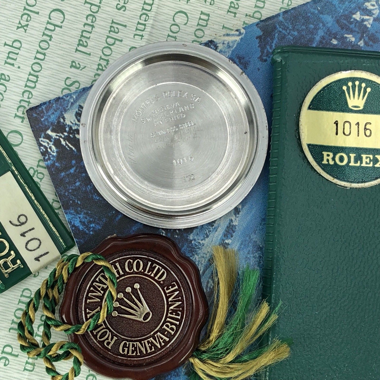 1972 Vintage Rolex Explorer 1016 Extra Full Set Box Double Papers