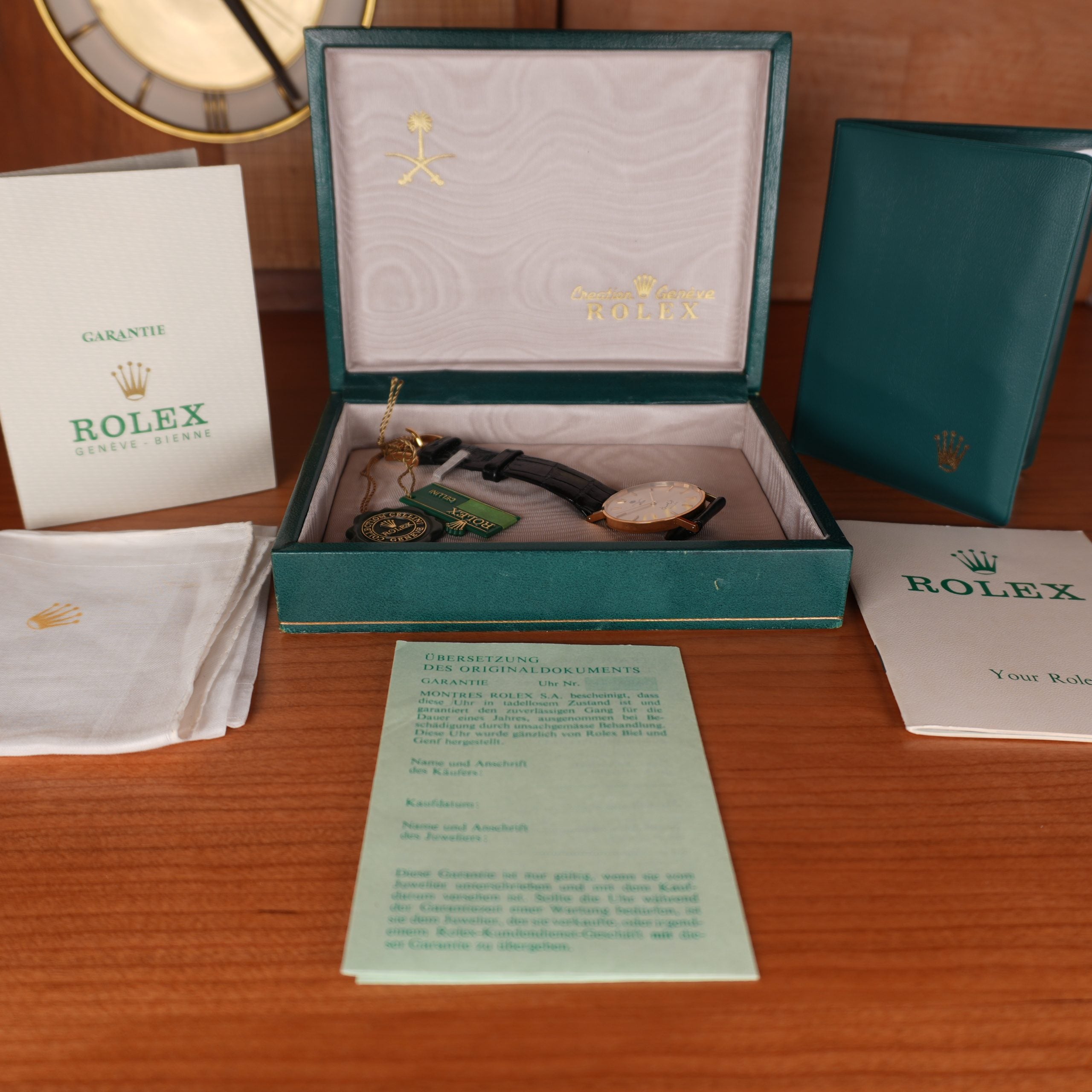 1973 Rolex 3833 King Faisal Saudi Arabia New Old Stock Full Set