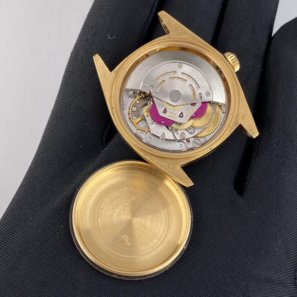 1974 Rolex Day-Date 1803 President 18k Yellow gold Linen Dial