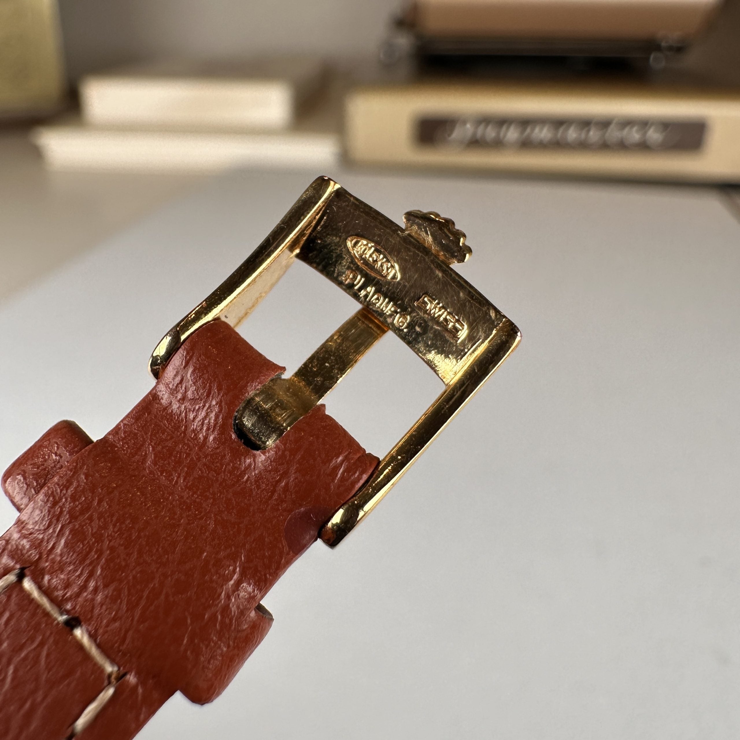 1975 Rolex Datejust 6917 ladies 26mm Wood Sequoia Dial unpolished