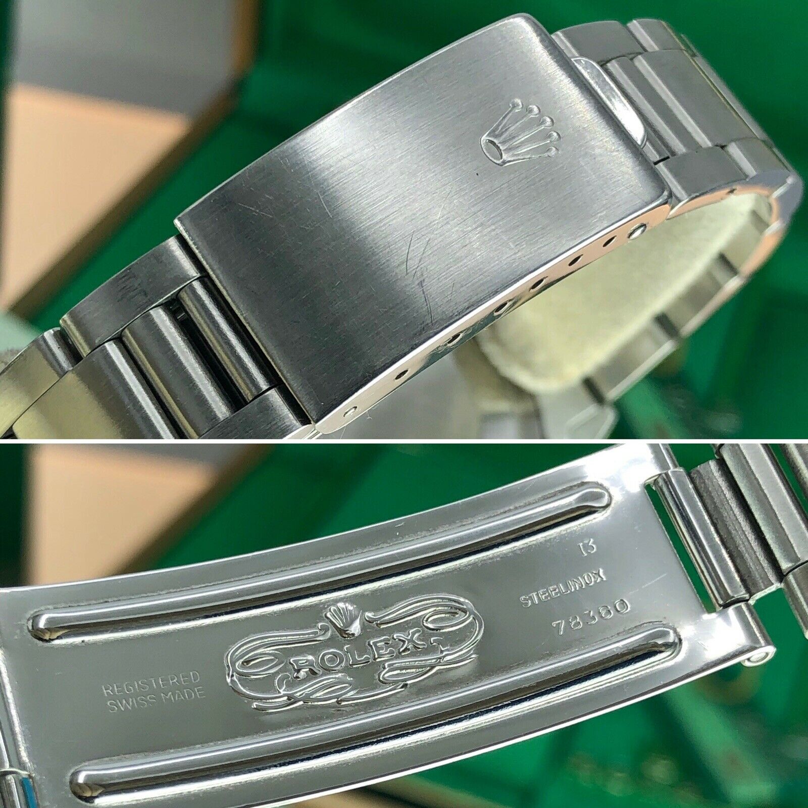 1975 Vintage Rolex Explorer 1016 box & Papers Full Set Fabulous Dial