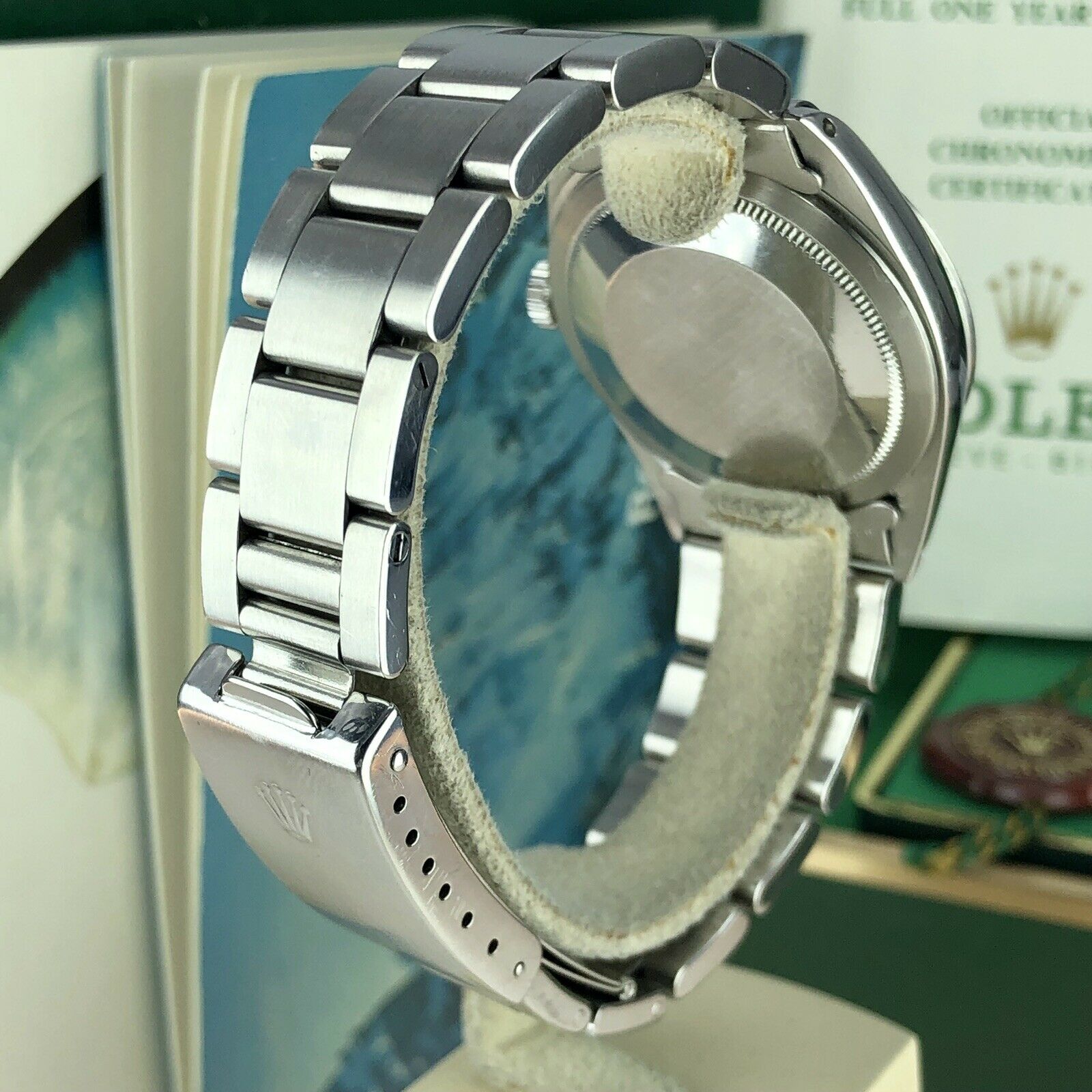 1975 Vintage Rolex Explorer 1016 box & Papers Full Set Fabulous Dial