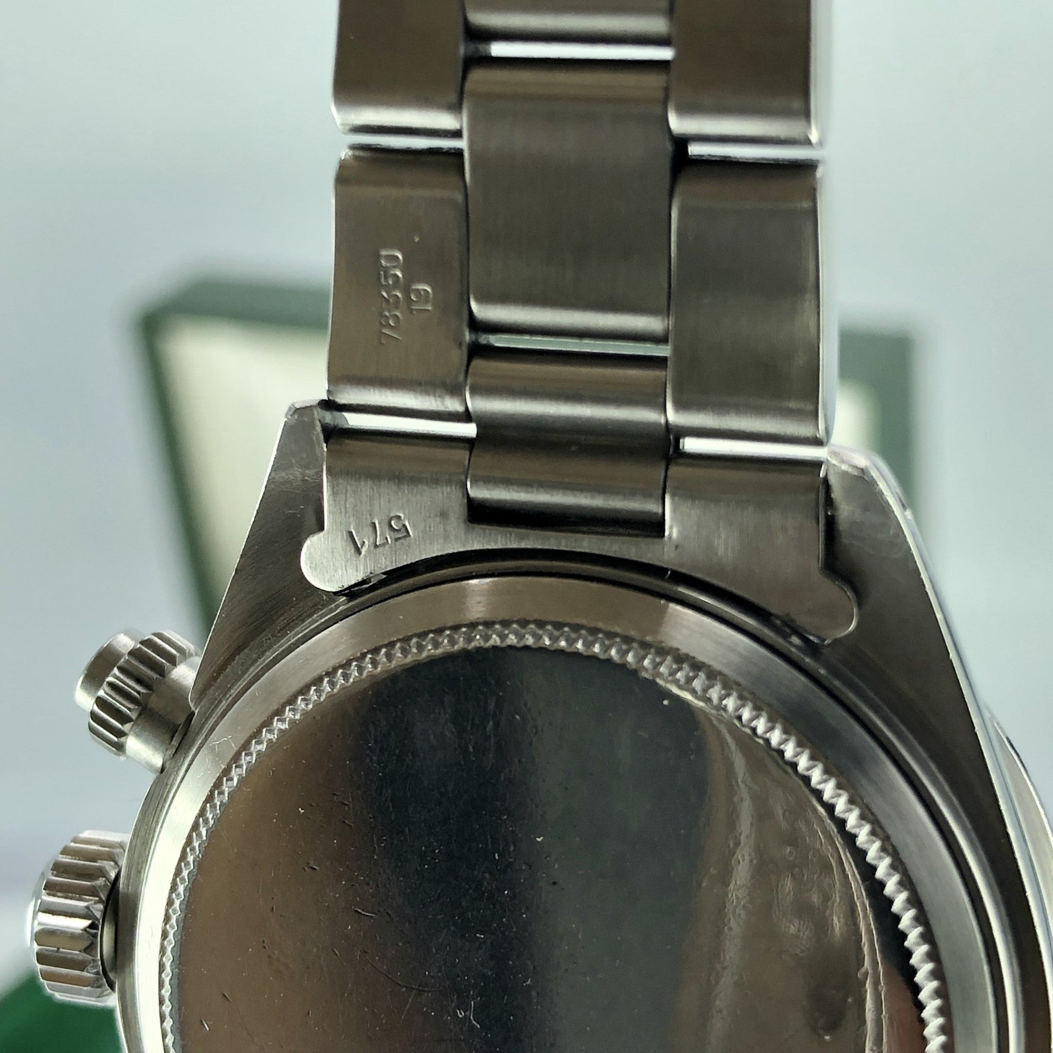 1975 Vintage Rolex Daytona 6263 Sigma black Silver Print Dial with Box & Service Papers