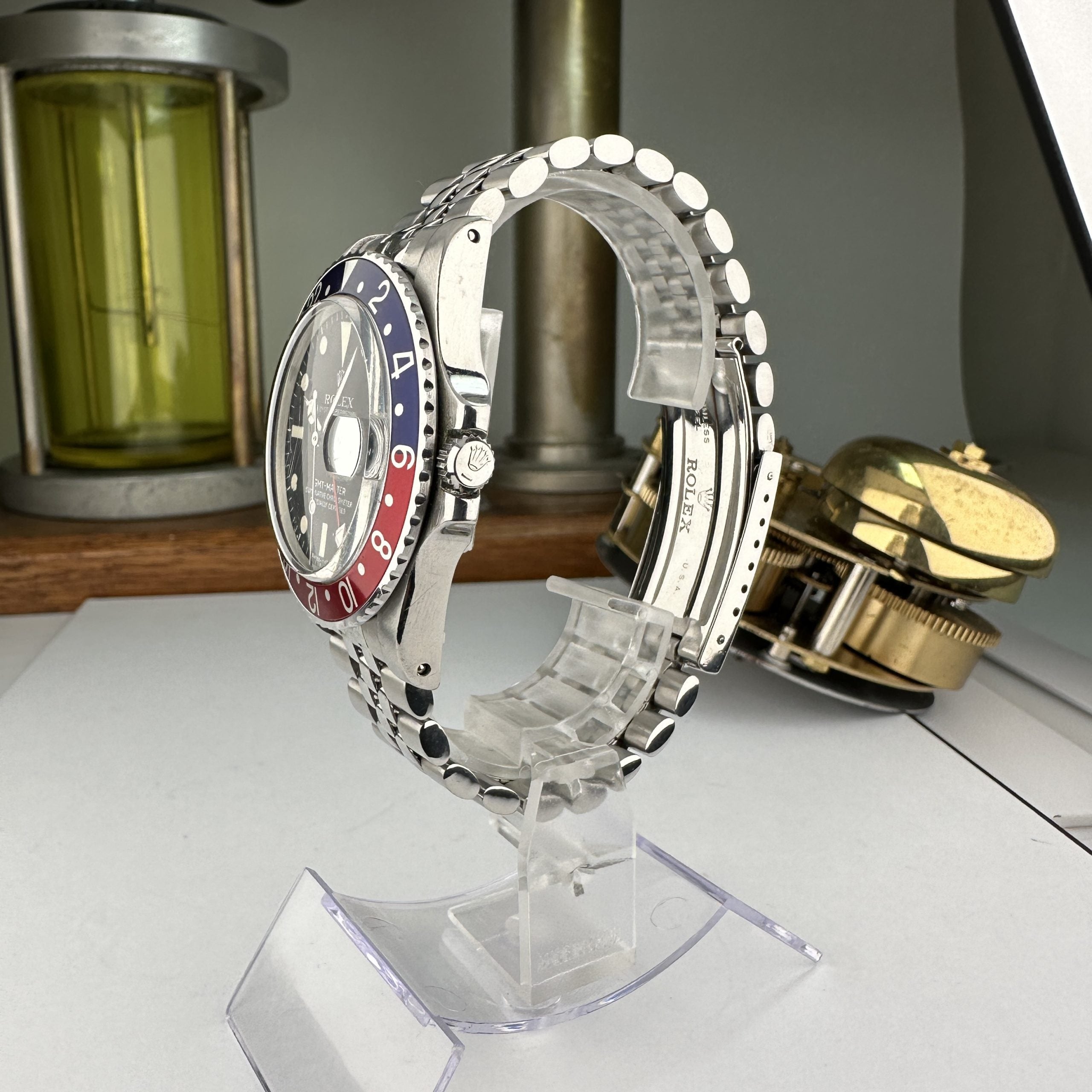 1977 Rolex GMT-Master 1675 Pepsi Original Dial Eggshell Patina
