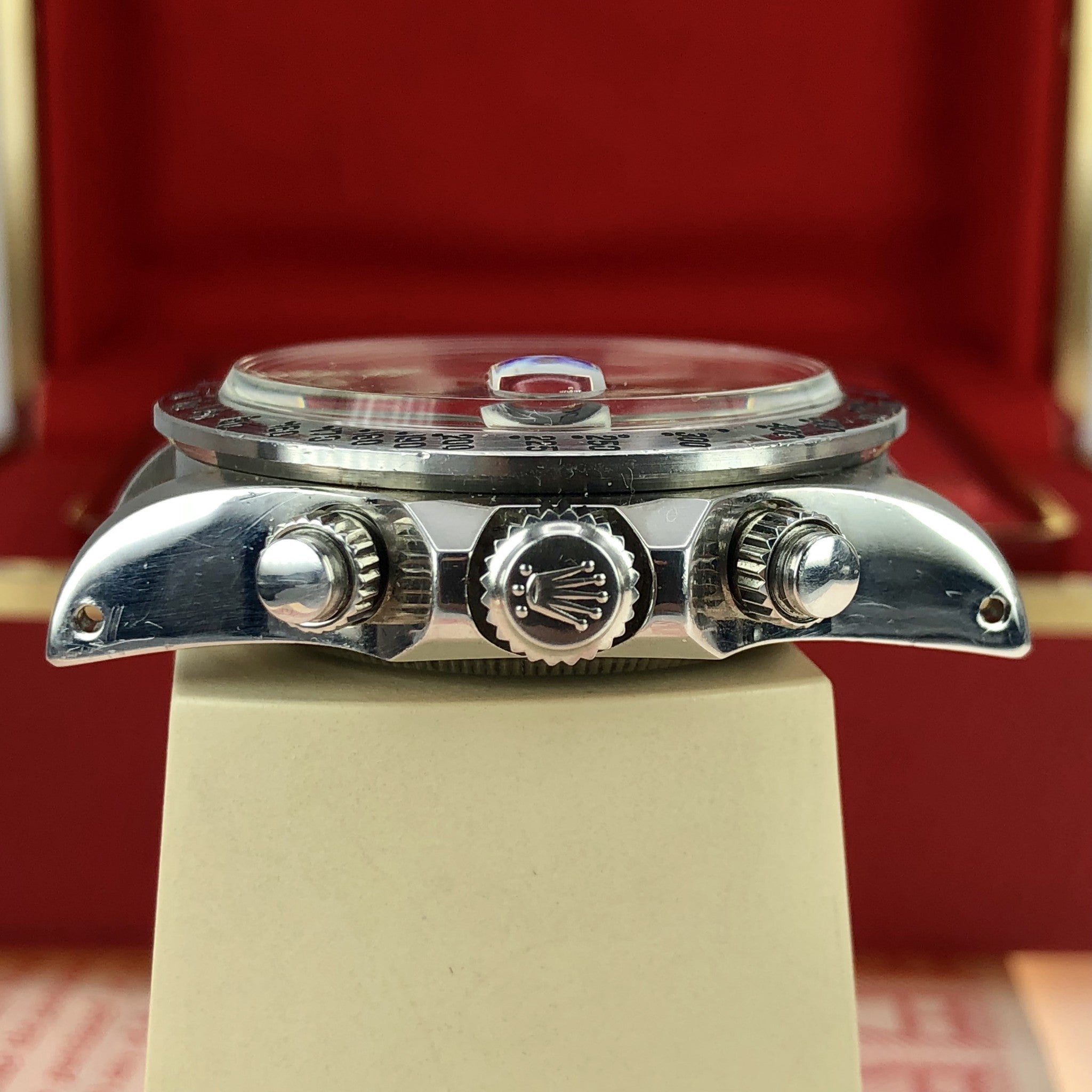 1977 Vintage Tudor 9430/0 Big Block Chronograph “exotic” Monte Carlo Dial Box Papers