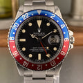 1978 Rolex GMT-Master 1675 Pepsi Original Dial Creamy Patina