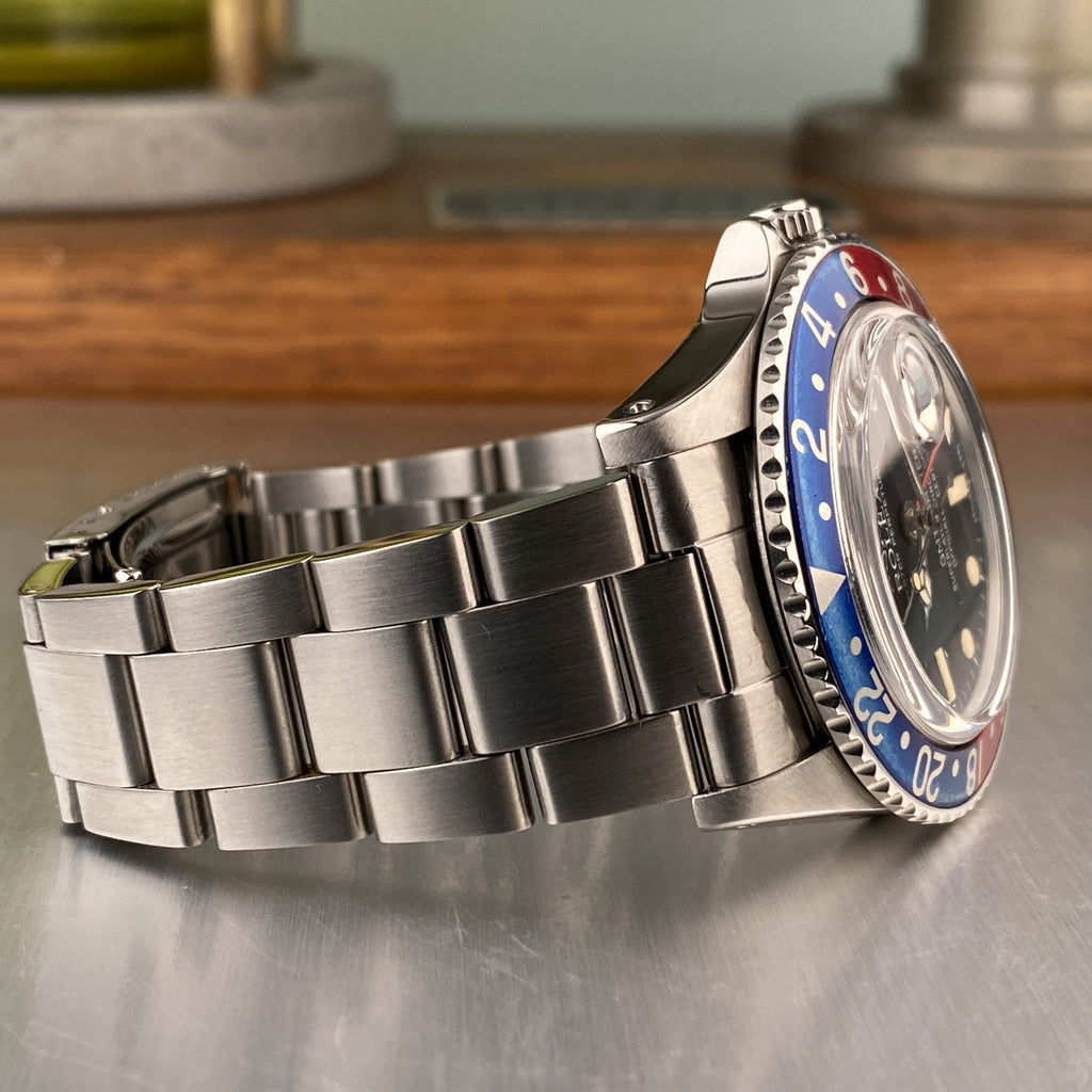 1978 Rolex GMT-Master 1675 Pepsi Original Dial Creamy Patina