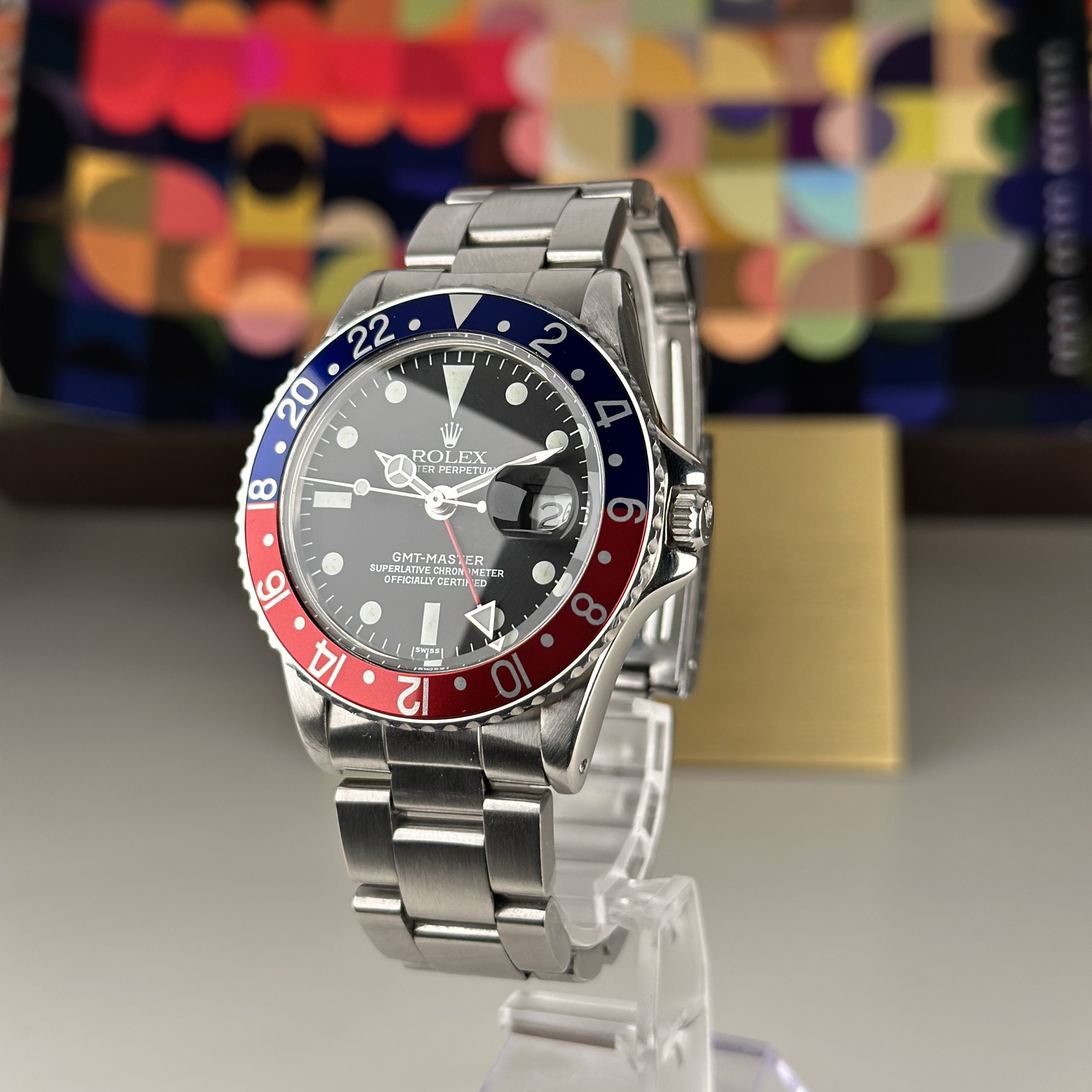 1978 Rolex GMT-Master 1675 Pepsi serviced in 2023