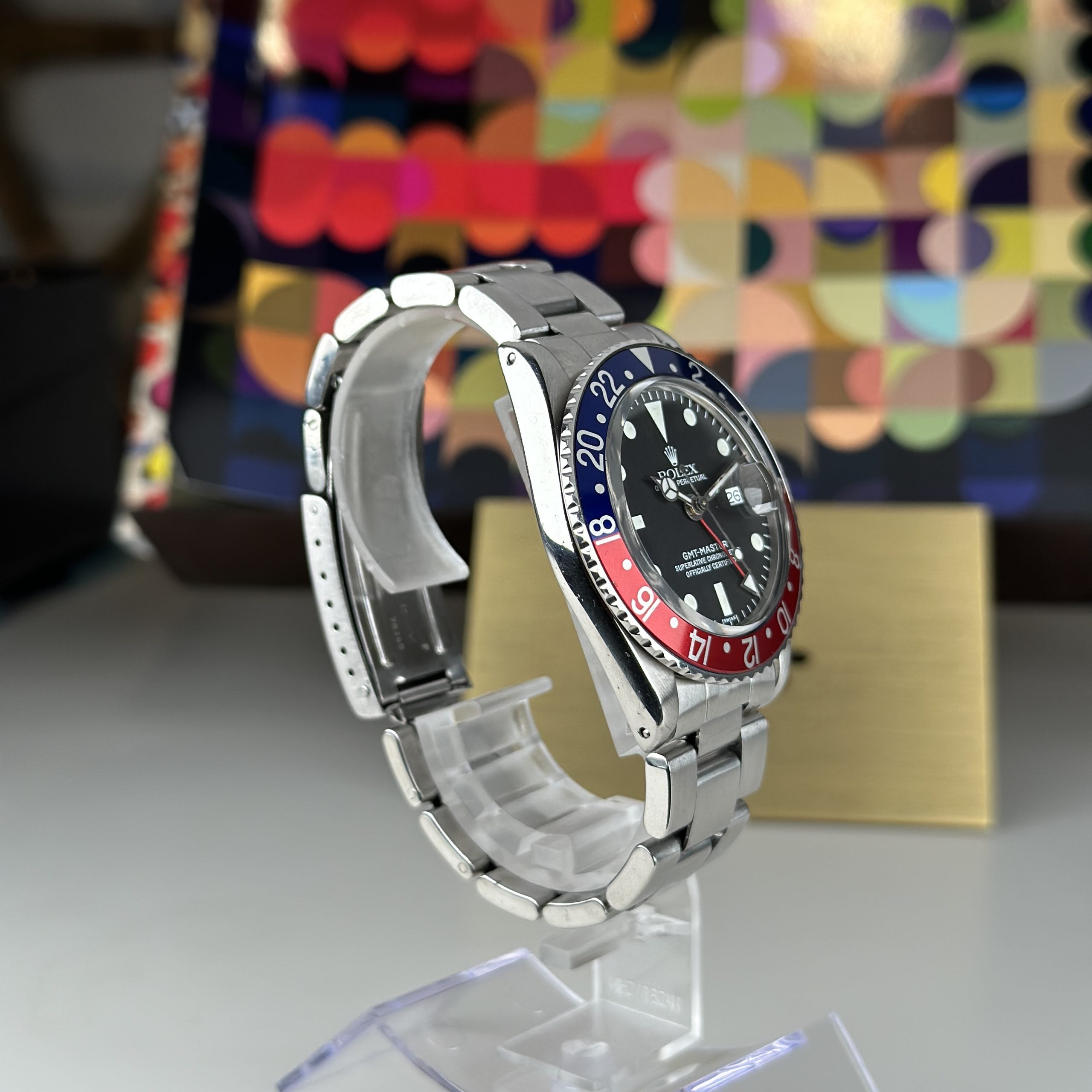 1978 Rolex GMT-Master 1675 Pepsi serviced in 2023