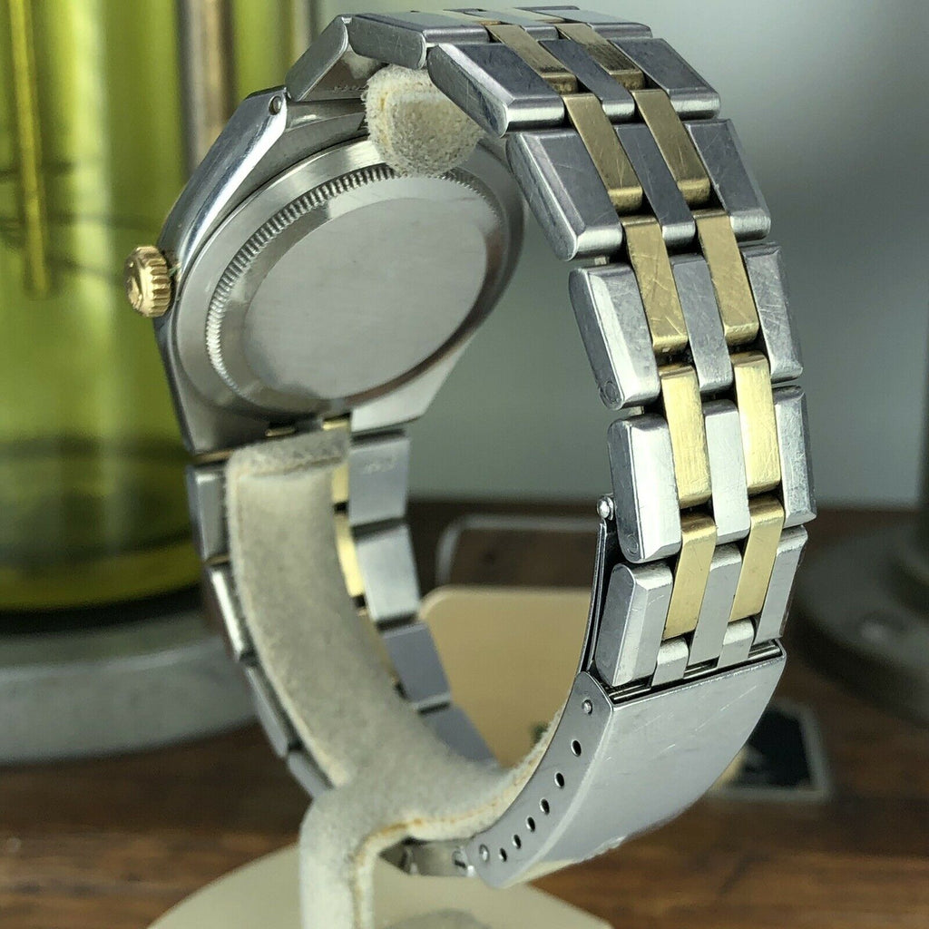 1978 Vintage Rolex DateJust Oyster quartz 17013 Two Tone Unpolished Mk1 Dial