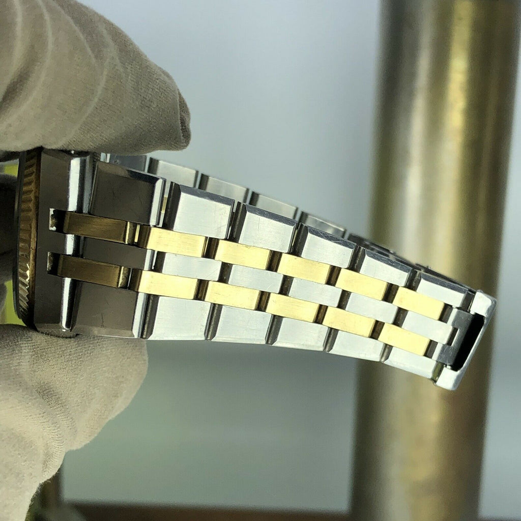 1978 Vintage Rolex DateJust Oyster quartz 17013 Two Tone Unpolished Mk1 Dial