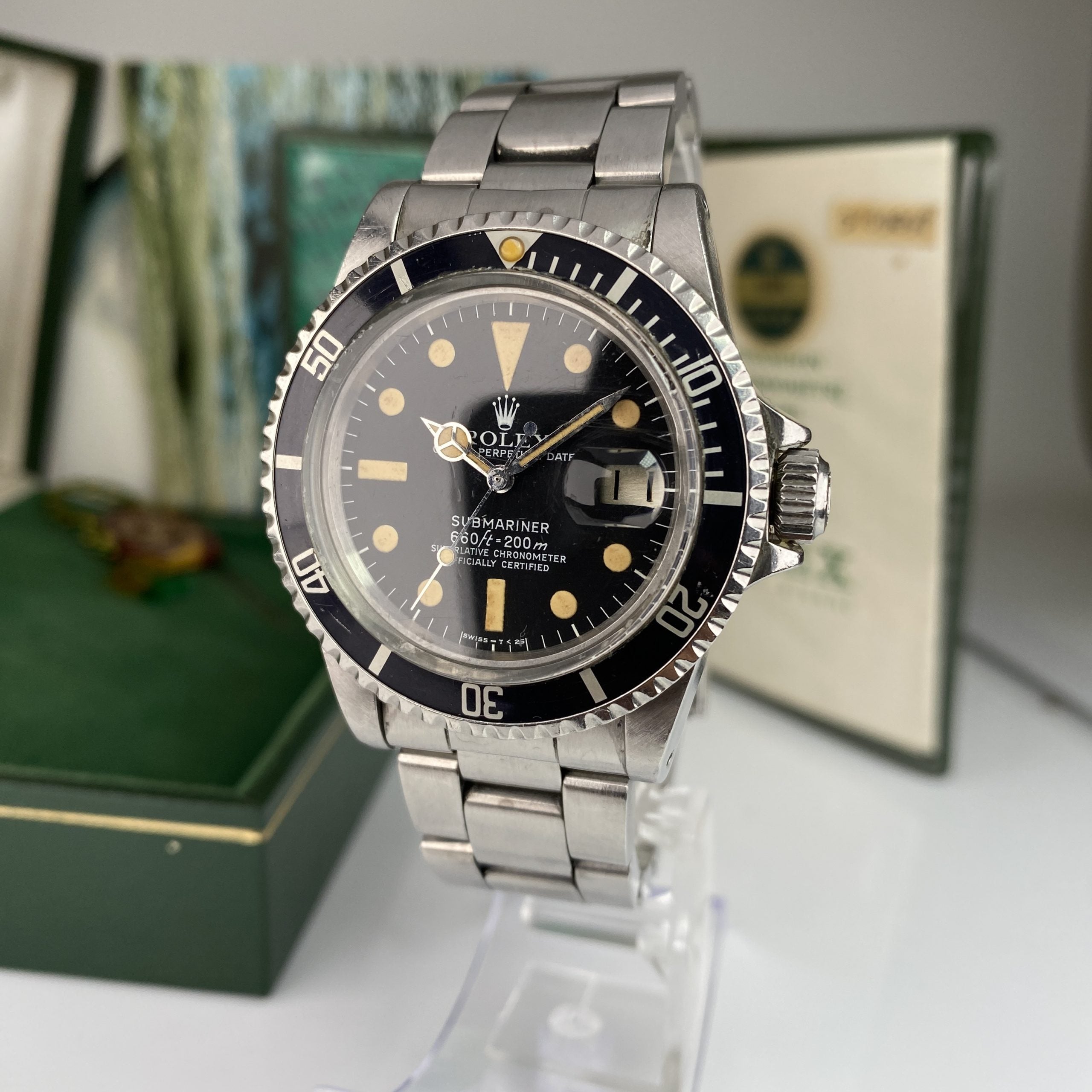 1979 Rolex Submariner 1680 MKIII Dial with Box & Papers Complete