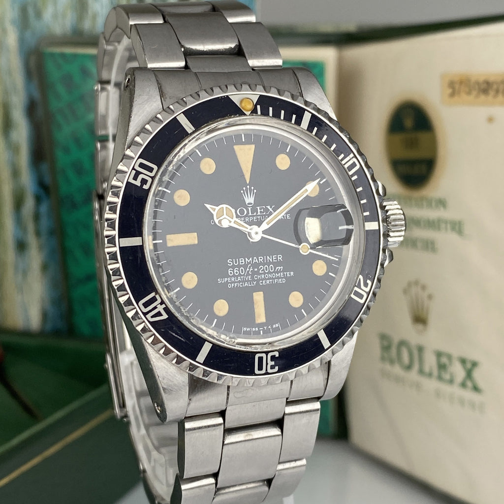 1979 Rolex Submariner 1680 MKIII Dial with Box & Papers Complete