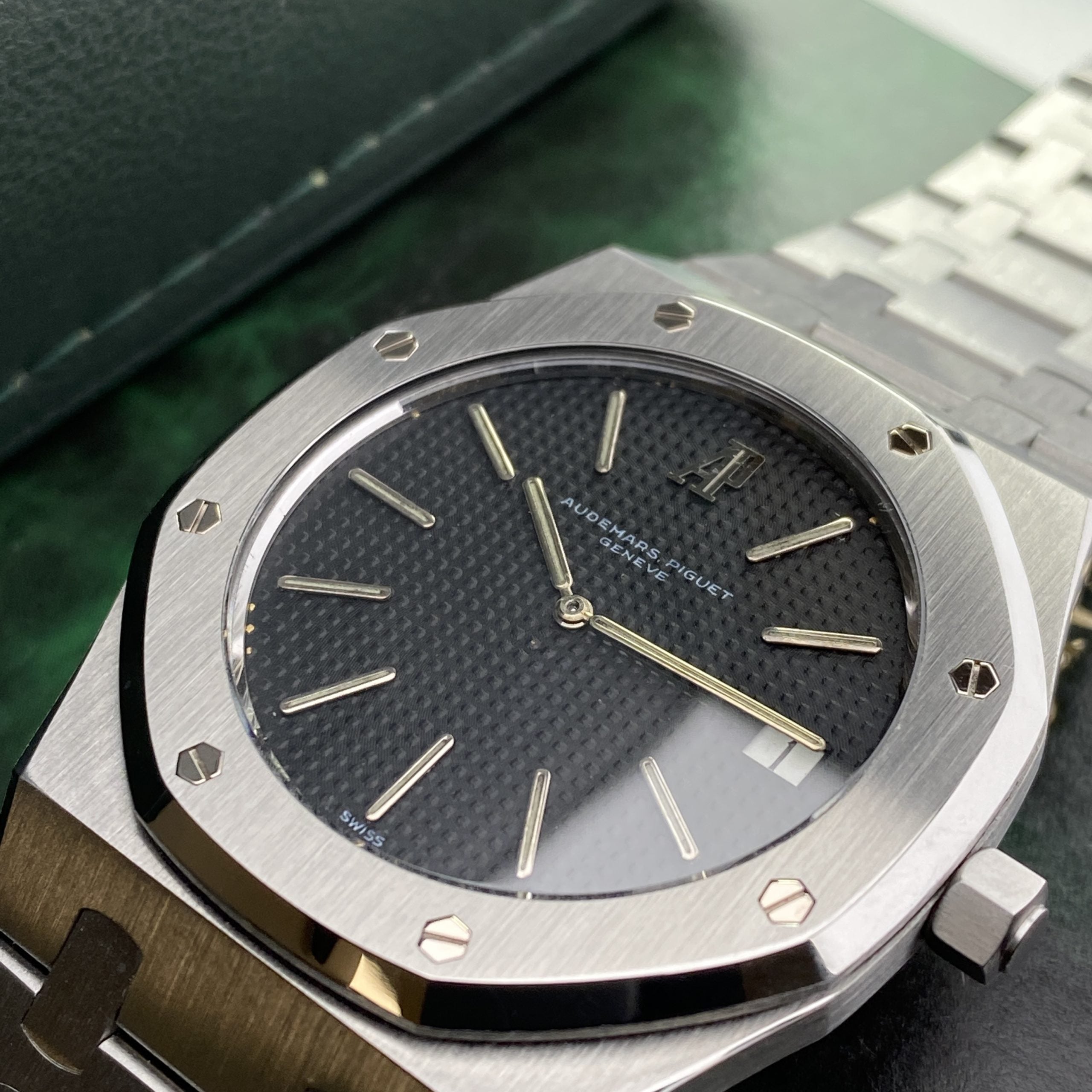 1980 Prototype Audemars Piguet Royal Oak Jumbo 5402ST Very Rare Dial Serviced by AP