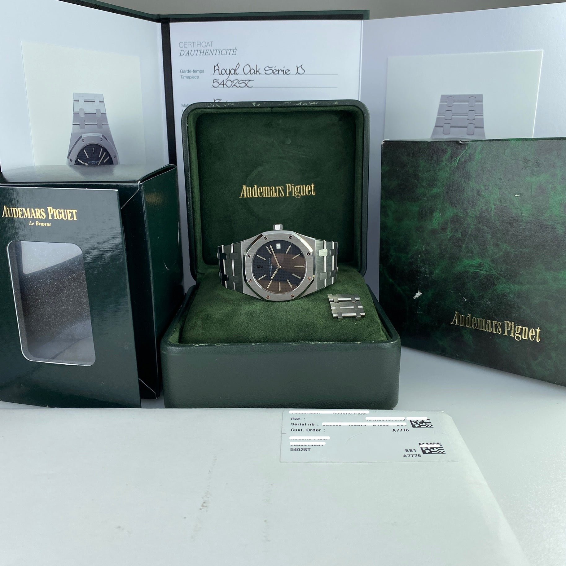 1980 Prototype Audemars Piguet Royal Oak Jumbo 5402ST Very Rare Dial Serviced by AP