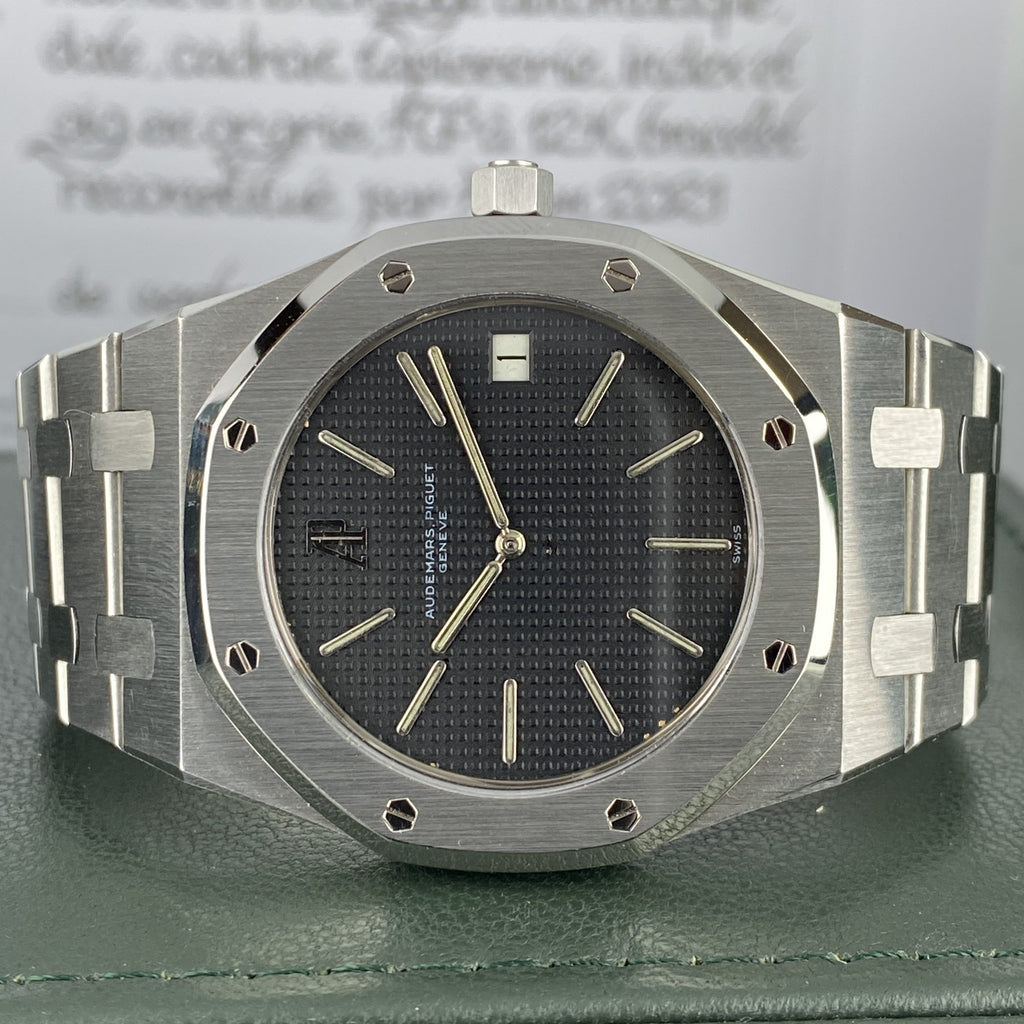 1980 Prototype Audemars Piguet Royal Oak Jumbo 5402ST Very Rare Dial Serviced by AP
