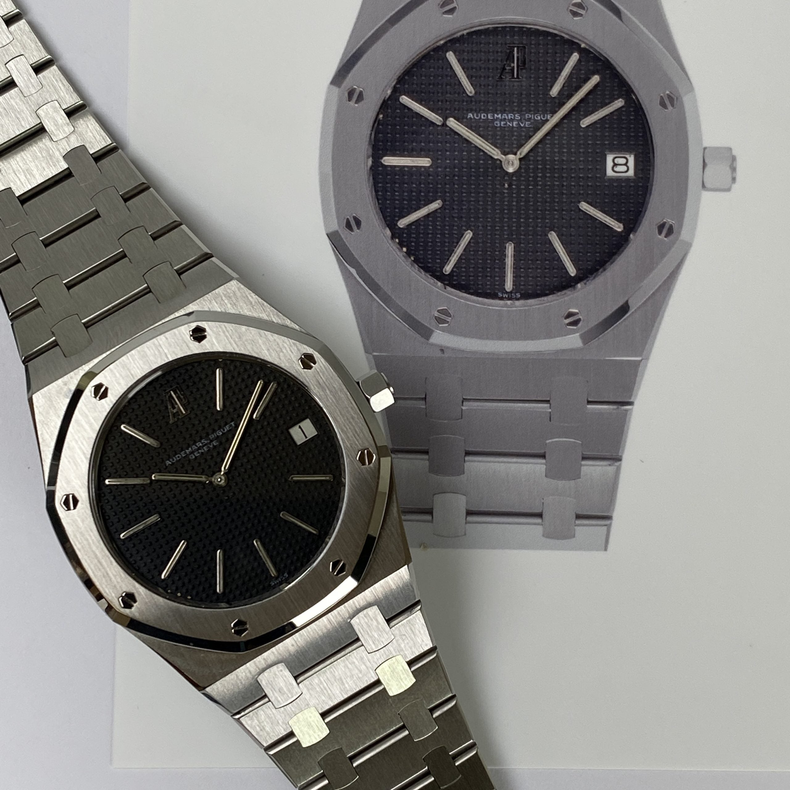 1980 Prototype Audemars Piguet Royal Oak Jumbo 5402ST Very Rare Dial Serviced by AP