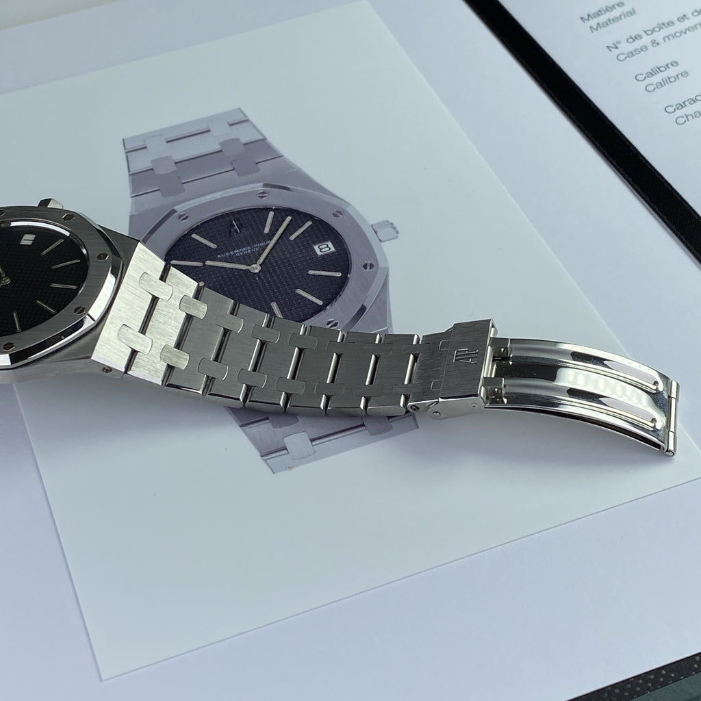 1980 Prototype Audemars Piguet Royal Oak Jumbo 5402ST Very Rare Dial Serviced by AP