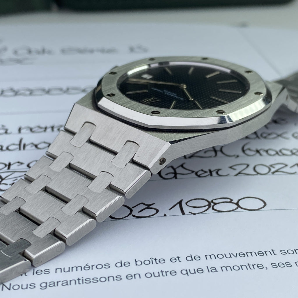 1980 Prototype Audemars Piguet Royal Oak Jumbo 5402ST Very Rare Dial Serviced by AP