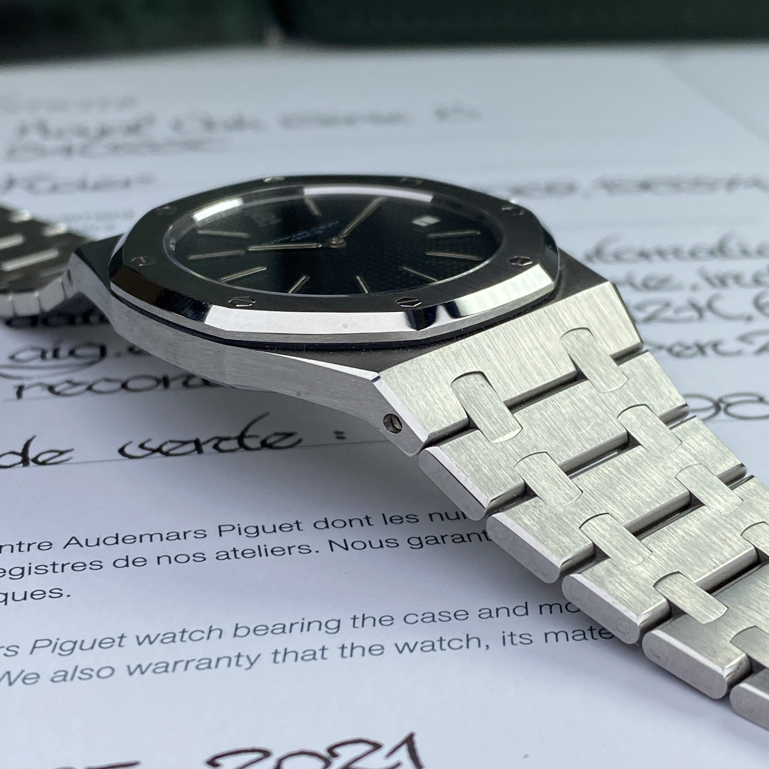 1980 Prototype Audemars Piguet Royal Oak Jumbo 5402ST Very Rare Dial Serviced by AP