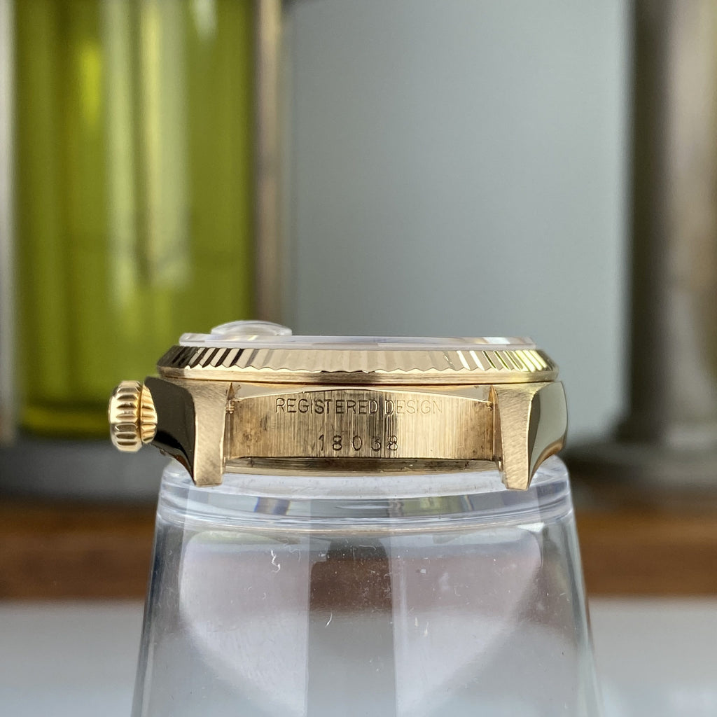 1980 Rolex Day-Date 18038 President Yellow Gold Diamond Dial