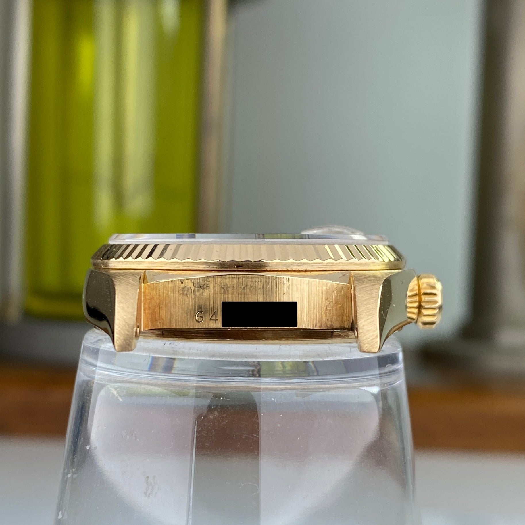 1980 Rolex Day-Date 18038 President Yellow Gold Diamond Dial