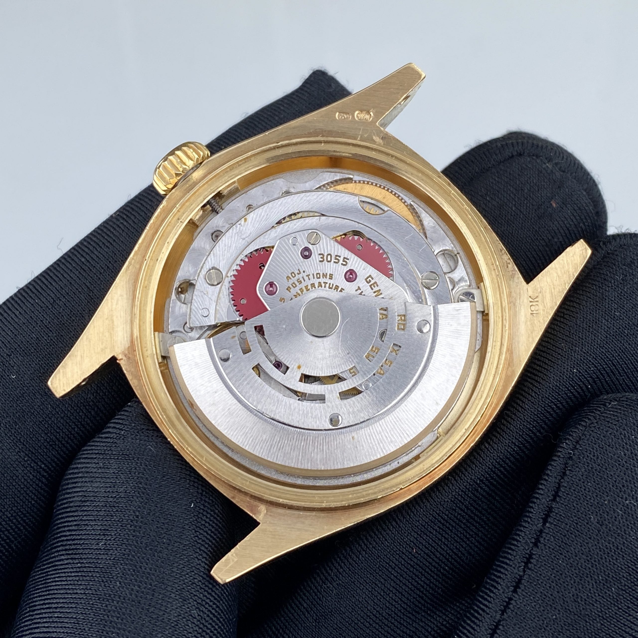 1980 Rolex Day-Date 18038 President Yellow Gold Diamond Dial