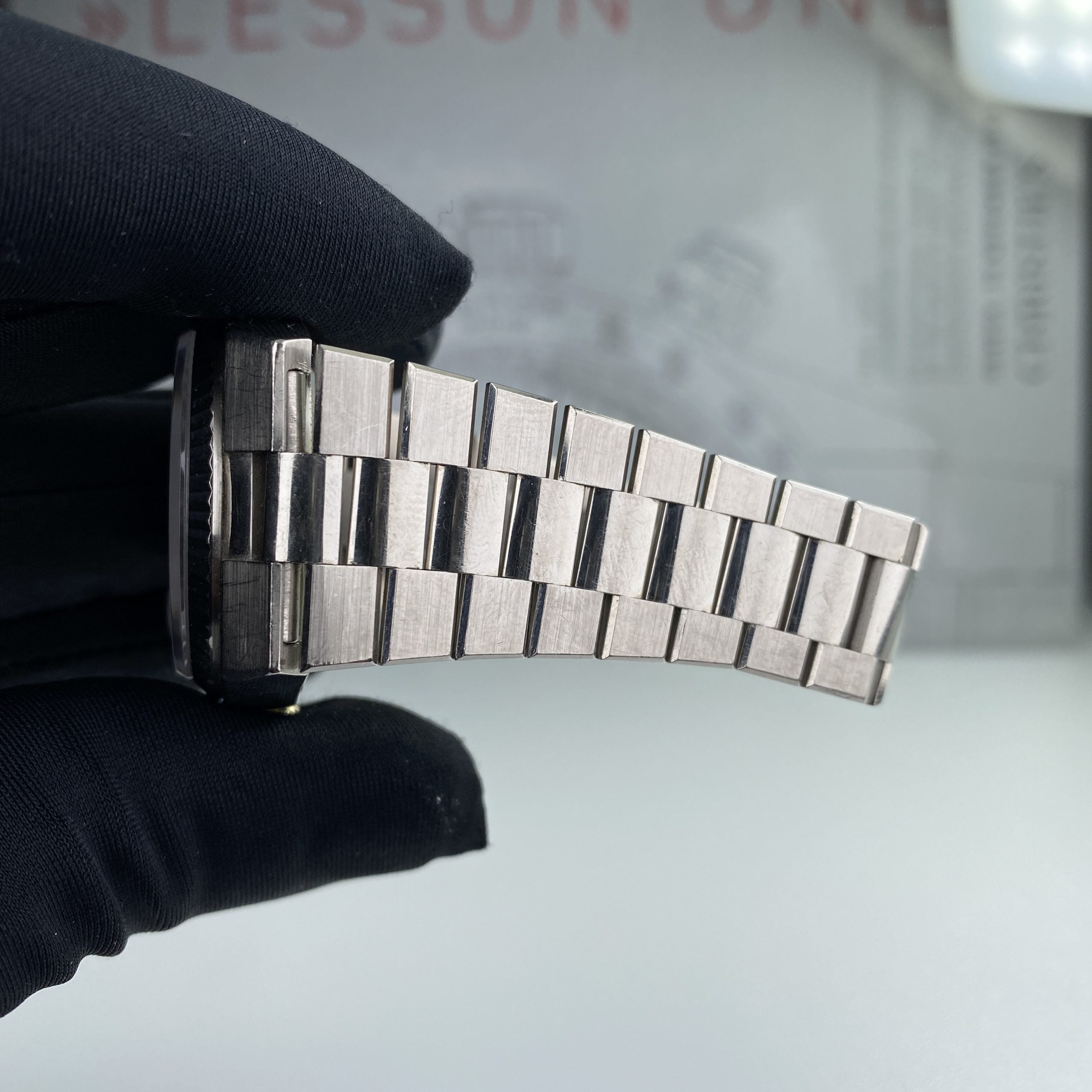 1980 Rolex Day-Date Oysterquartz 19019 White Gold Unpolished with Rare Factory Diamonds Dial