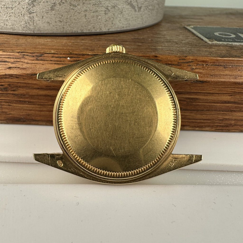 1980 Rolex Oyster Perpetual Date 1500 18k Solid Gold with Original Oyster Bracelet